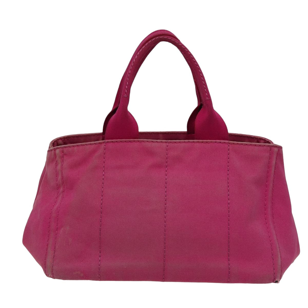 PRADA Canapa MM Hand Bag Denim Pink  78268