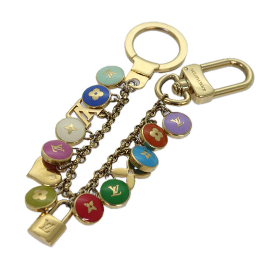 LOUIS VUITTON Monogram Porte Cles Chainne Pastilles Charm M66172 LV 78295