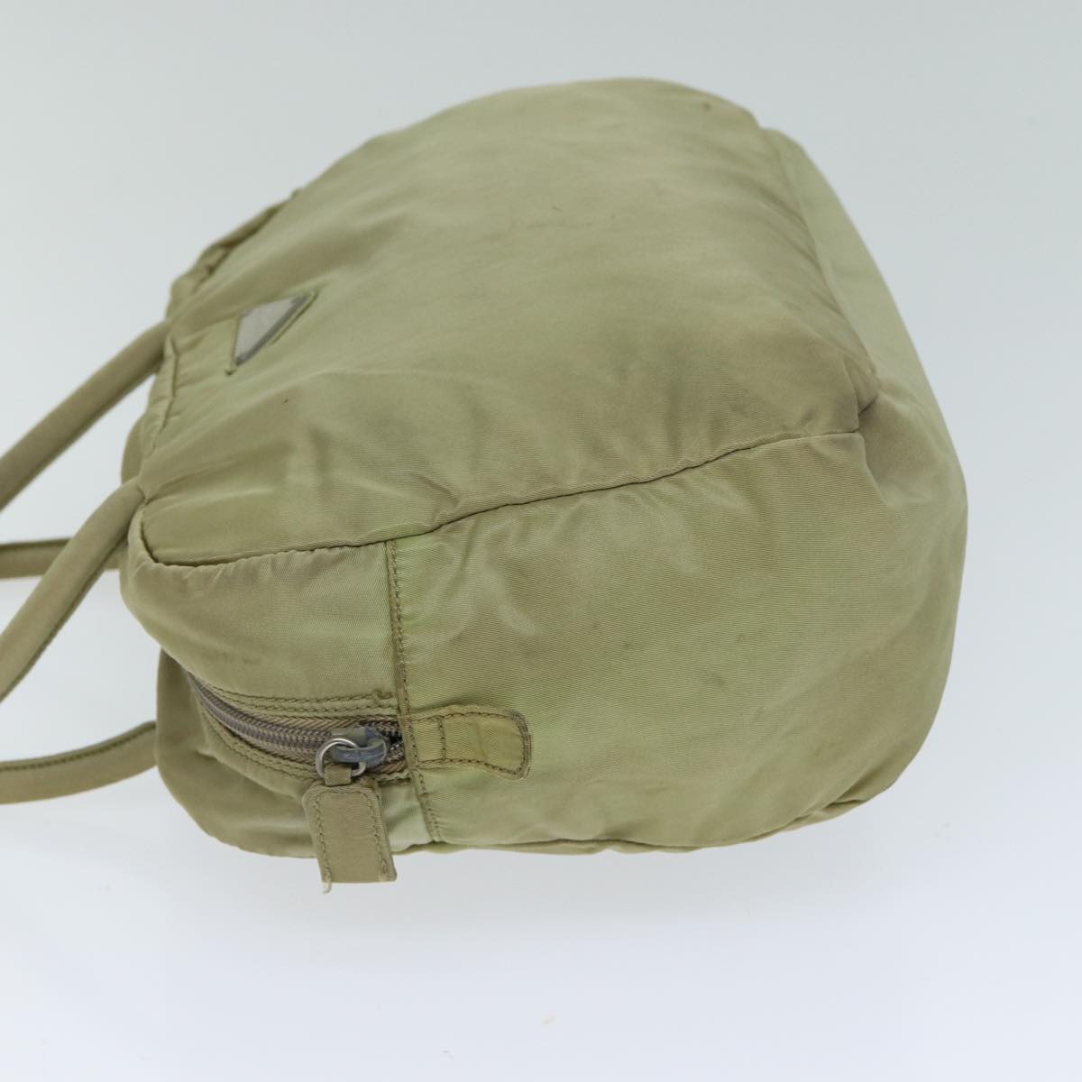 PRADA Hand Bag Nylon Beige  78330
