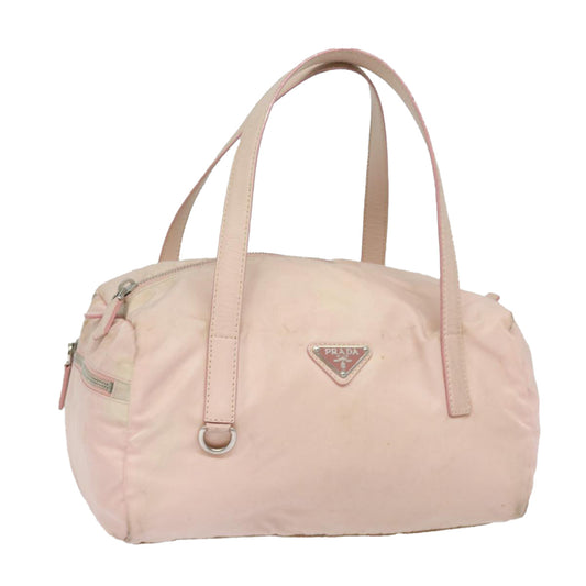 PRADA Hand Bag Nylon Pink  78331