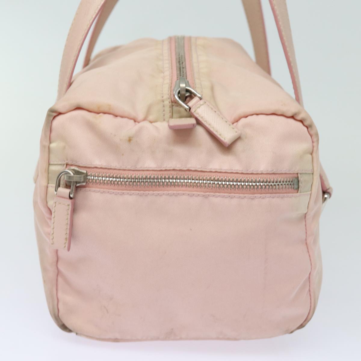 PRADA Hand Bag Nylon Pink  78331