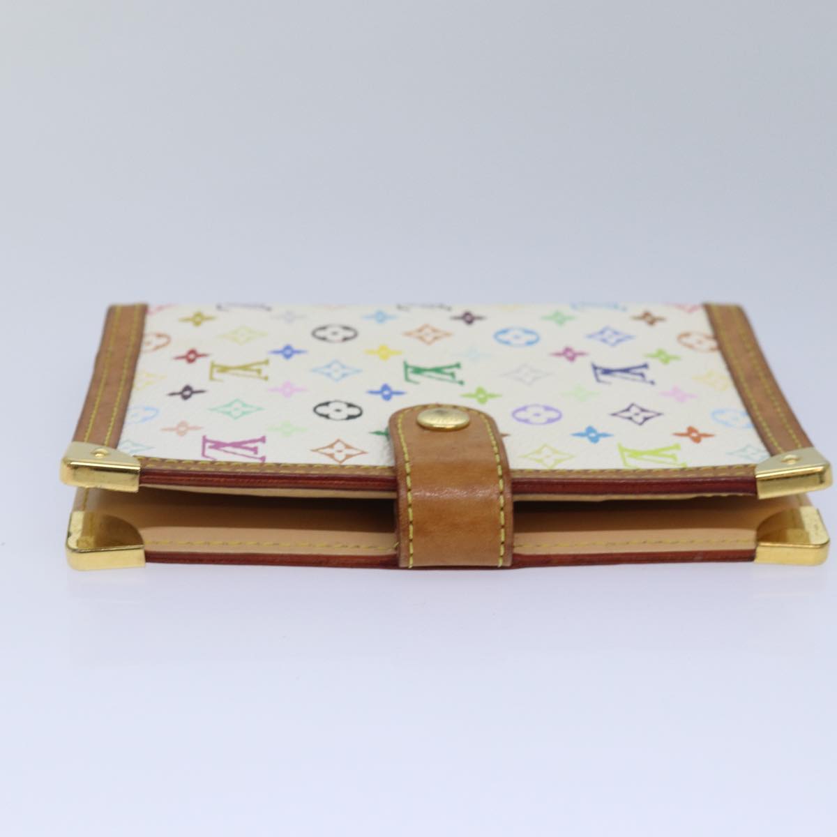 LOUIS VUITTON Multicolor Agenda PM Day Planner Cover White R21074 LV 78352