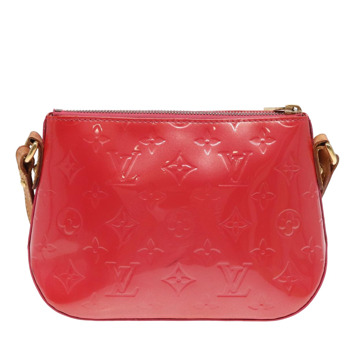 LOUIS VUITTON Monogram Vernis Minna Street Bag Pink Fran Boise M9146F 78353