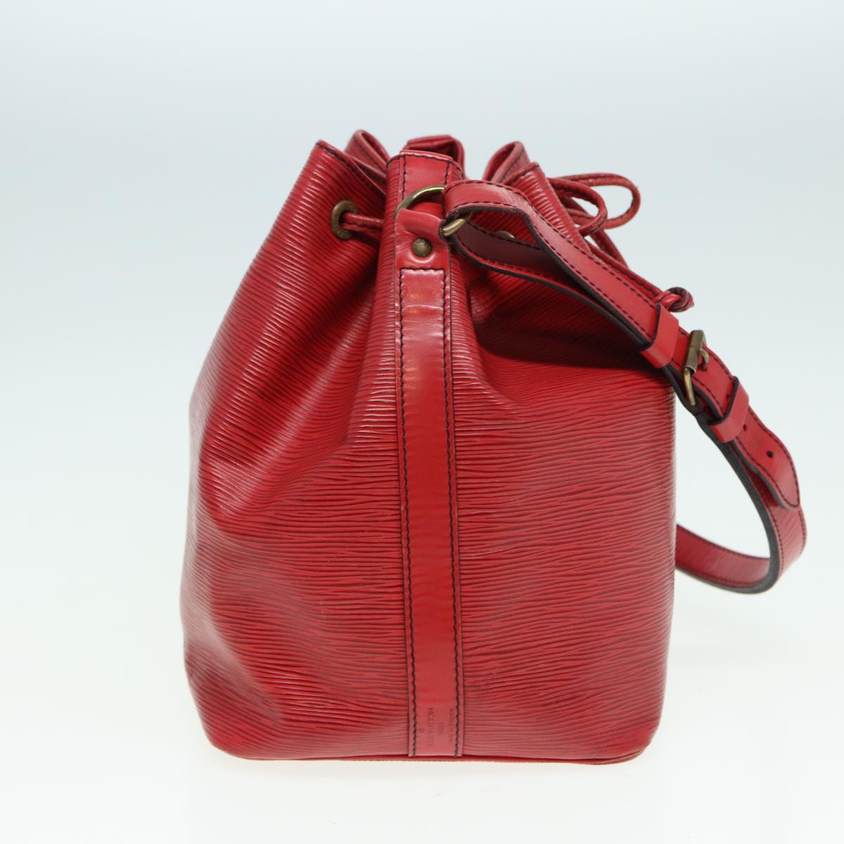 LOUIS VUITTON Epi Petit Noe Shoulder Bag Red M44107 LV 78363
