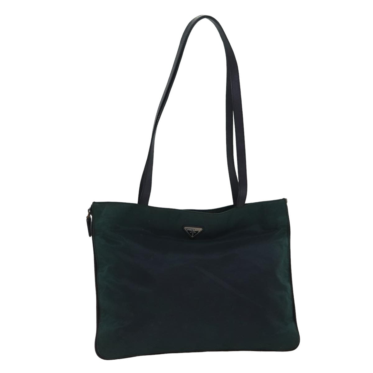PRADA Shoulder Bag Nylon Khaki  78482