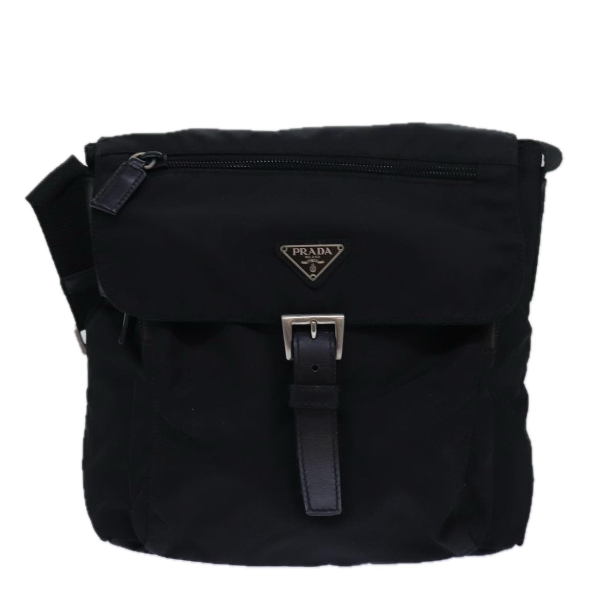 PRADA Shoulder Bag Nylon Black  78509