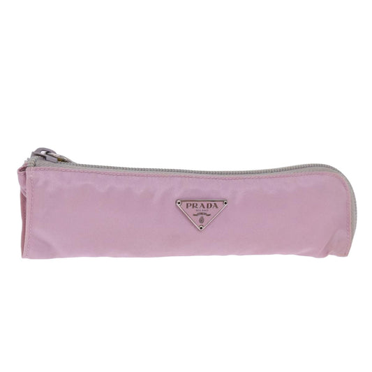 PRADA Pen Case Nylon Pink  78612