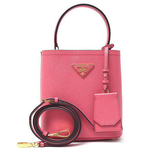 Prada Panier Saffiano Leather 2way Bag