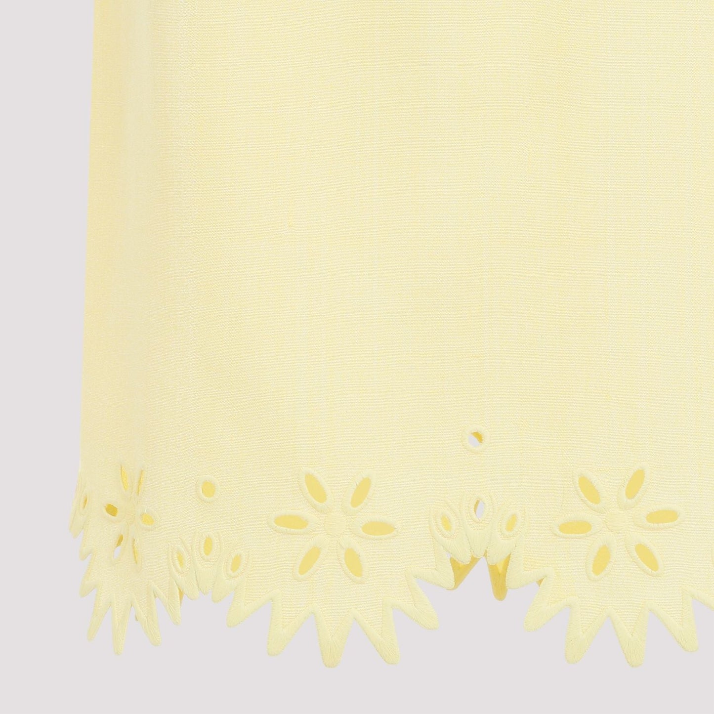 BOTTEGA VENETA Embroidered Grainy Viscose Mini Skirt