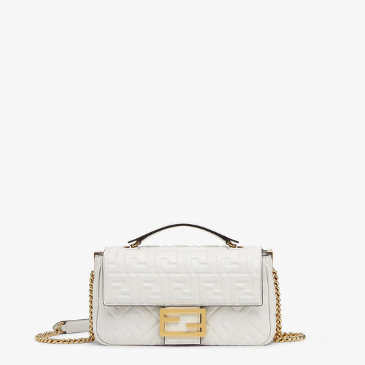 Baguette Chain Midi White
