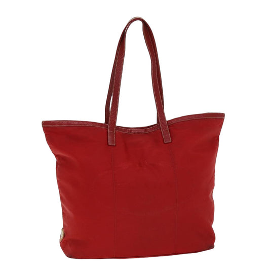 PRADA Tote Bag Nylon Red  78807