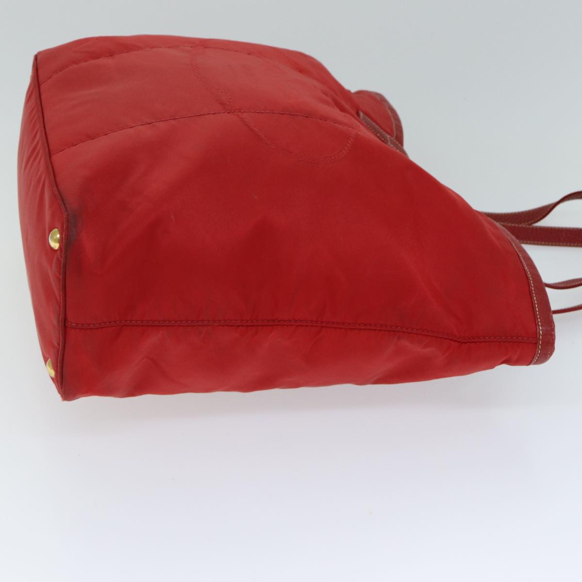 PRADA Tote Bag Nylon Red  78807