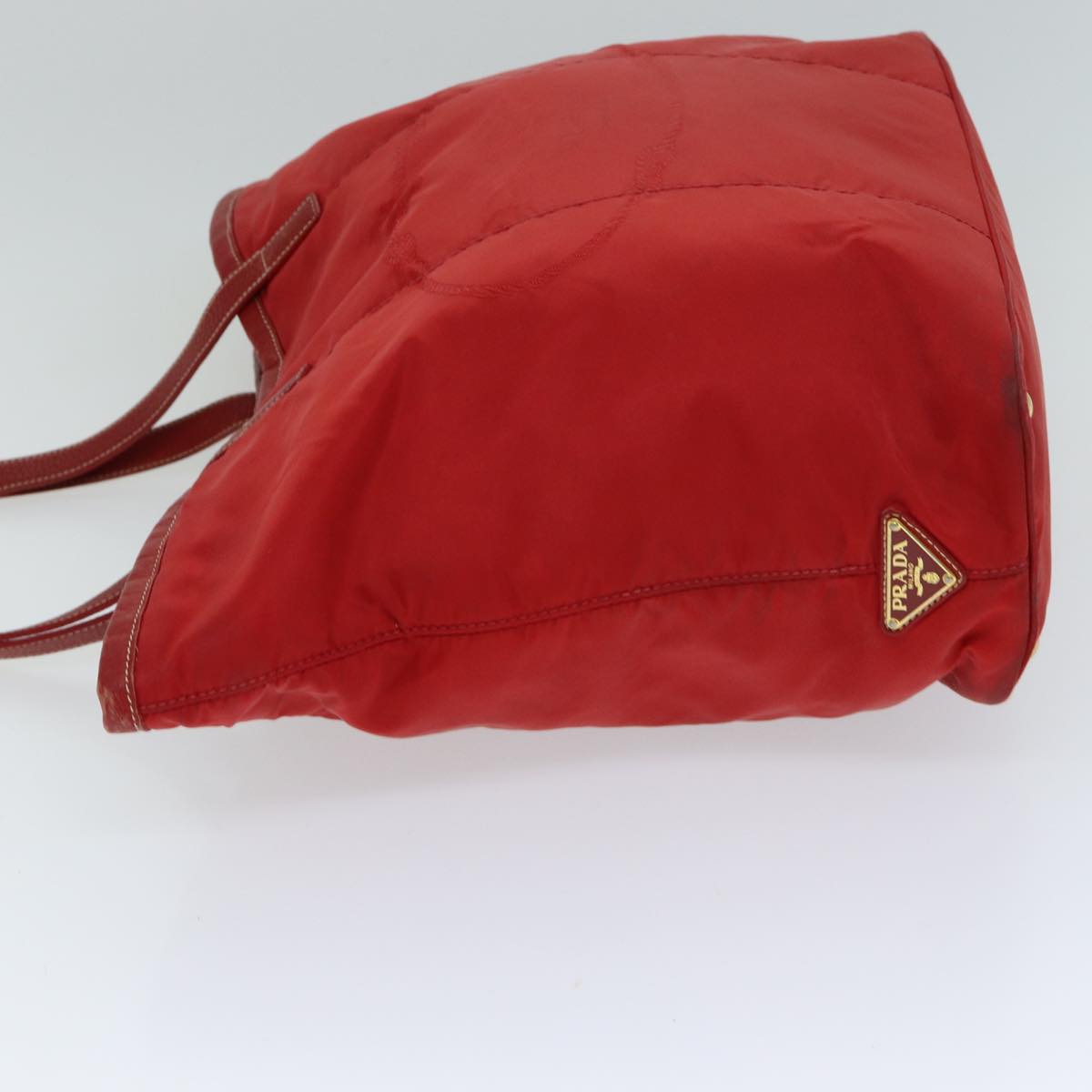 PRADA Tote Bag Nylon Red  78807