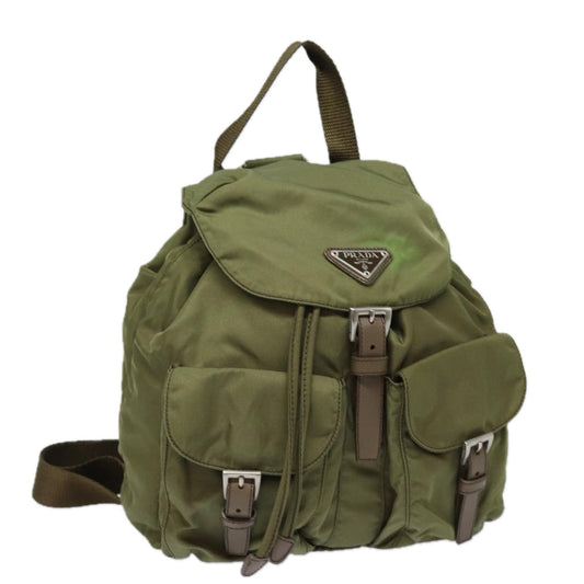 PRADA Shoulder Bag Nylon Khaki  78808