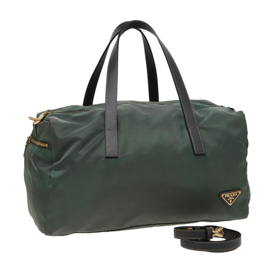 PRADA Shoulder Bag Nylon 2way Khaki  78809