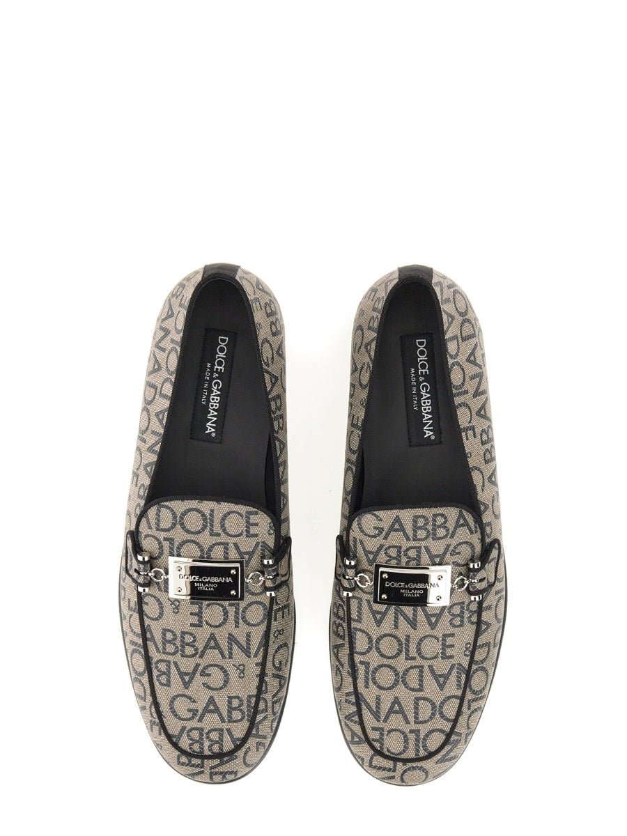 Dolce & Gabbana Men Jacquard Slipper