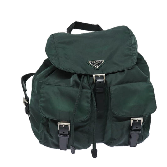 PRADA Backpack Nylon Khaki  78912