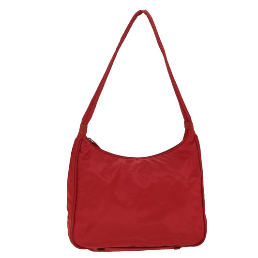 PRADA Shoulder Bag Nylon Red  78961
