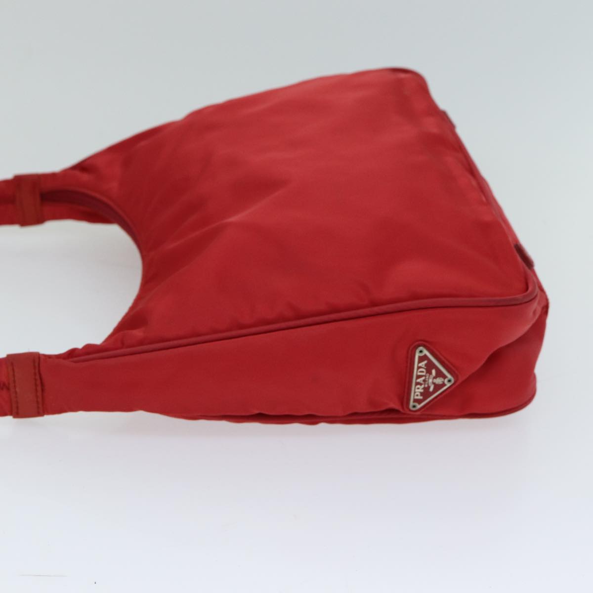 PRADA Shoulder Bag Nylon Red  78961