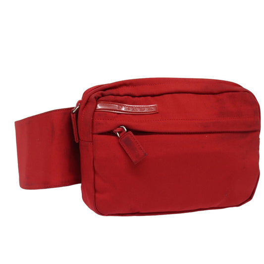 PRADA Sports Waist bag Nylon Red  79128