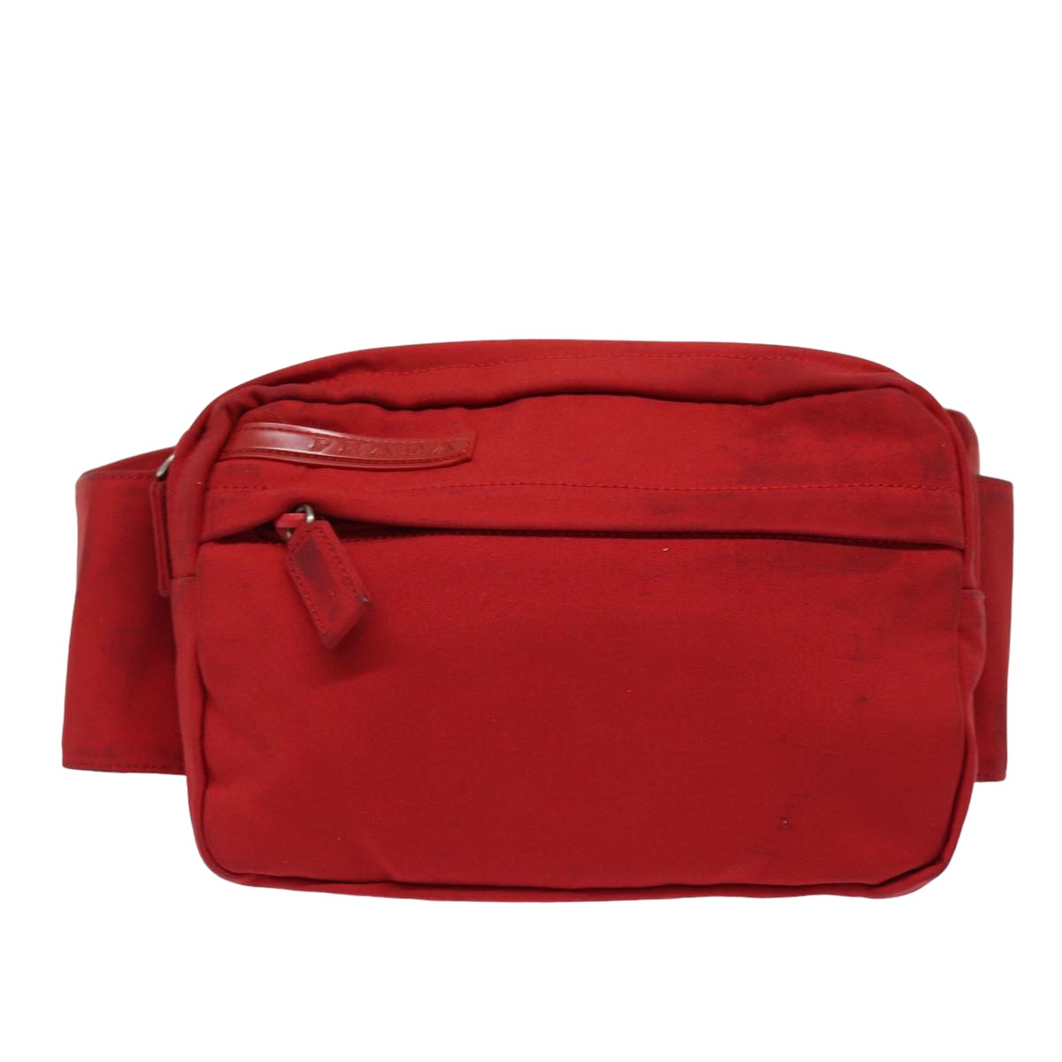 PRADA Sports Waist bag Nylon Red  79128