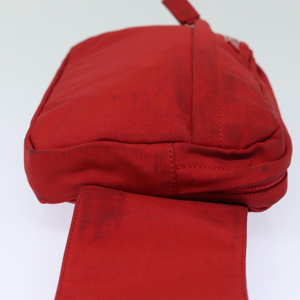 PRADA Sports Waist bag Nylon Red  79128