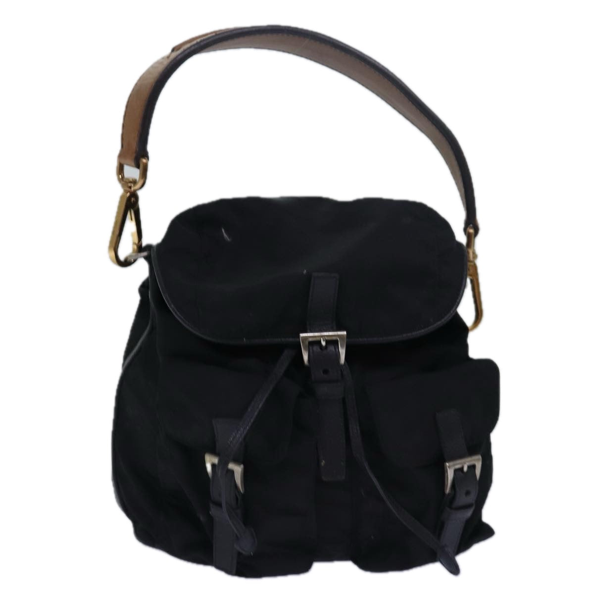 PRADA Shoulder Bag Nylon Black  79143