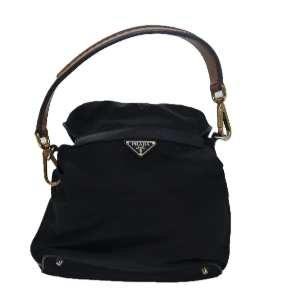PRADA Shoulder Bag Nylon Black  79143