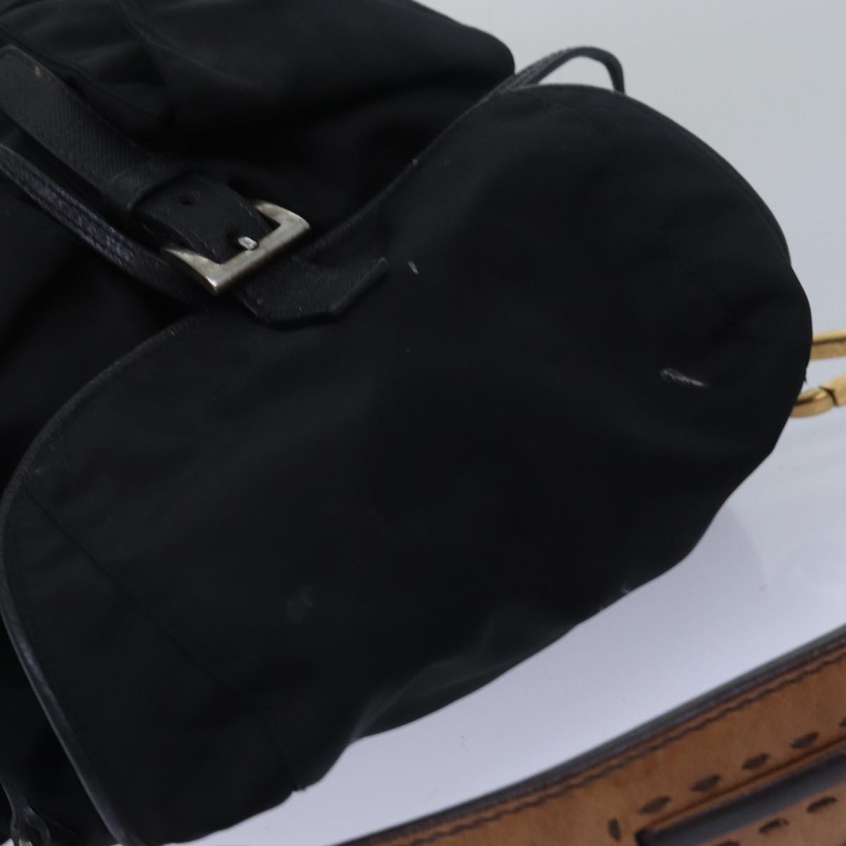PRADA Shoulder Bag Nylon Black  79143
