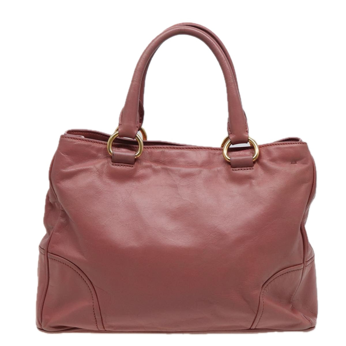 PRADA Hand Bag Leather 2way Pink  79148