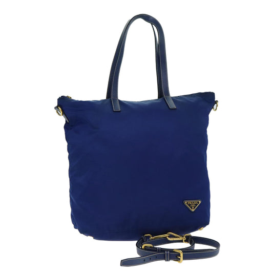 PRADA Tote Bag Nylon 2way Blue  79151