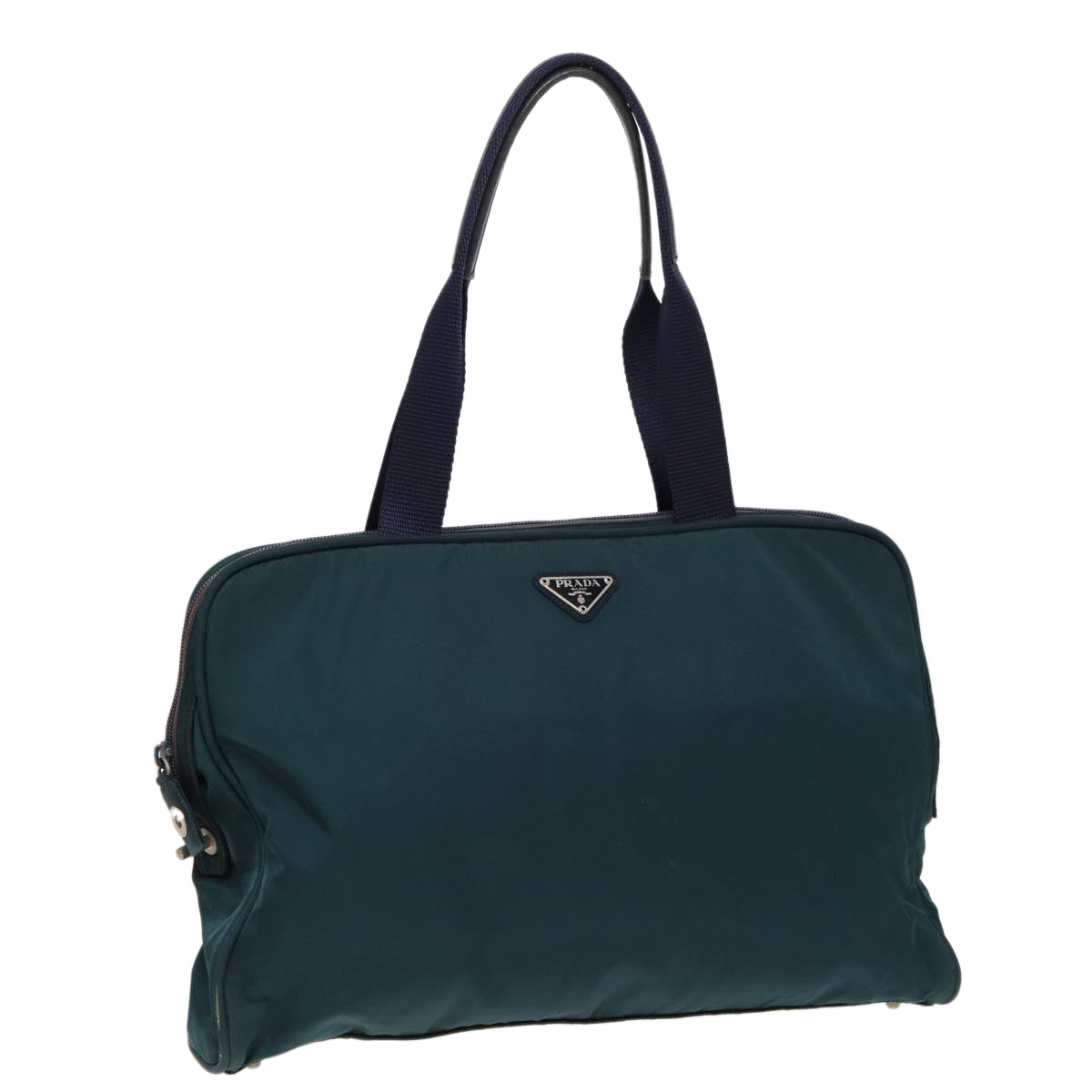 PRADA Hand Bag Nylon Green  79152