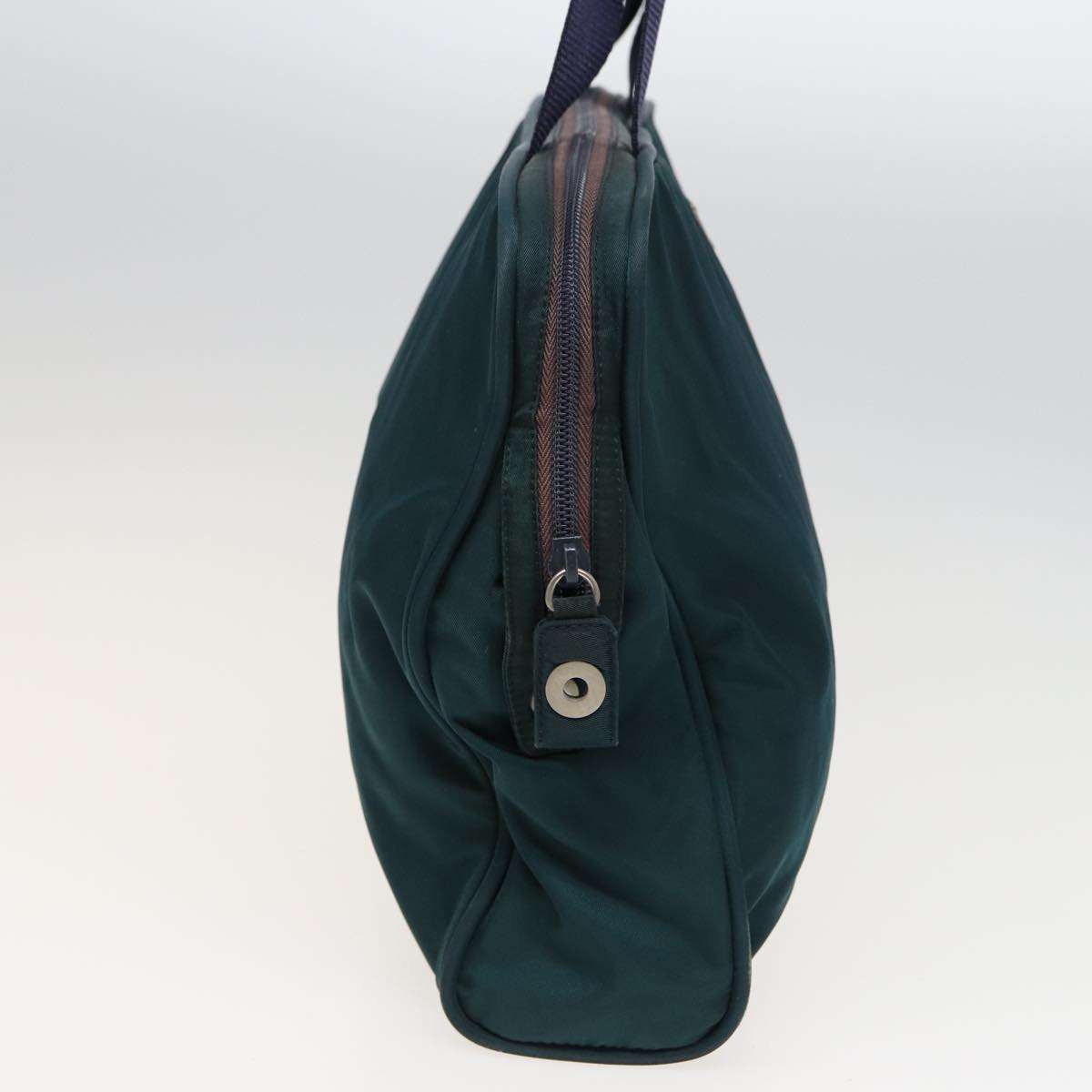 PRADA Hand Bag Nylon Green  79152