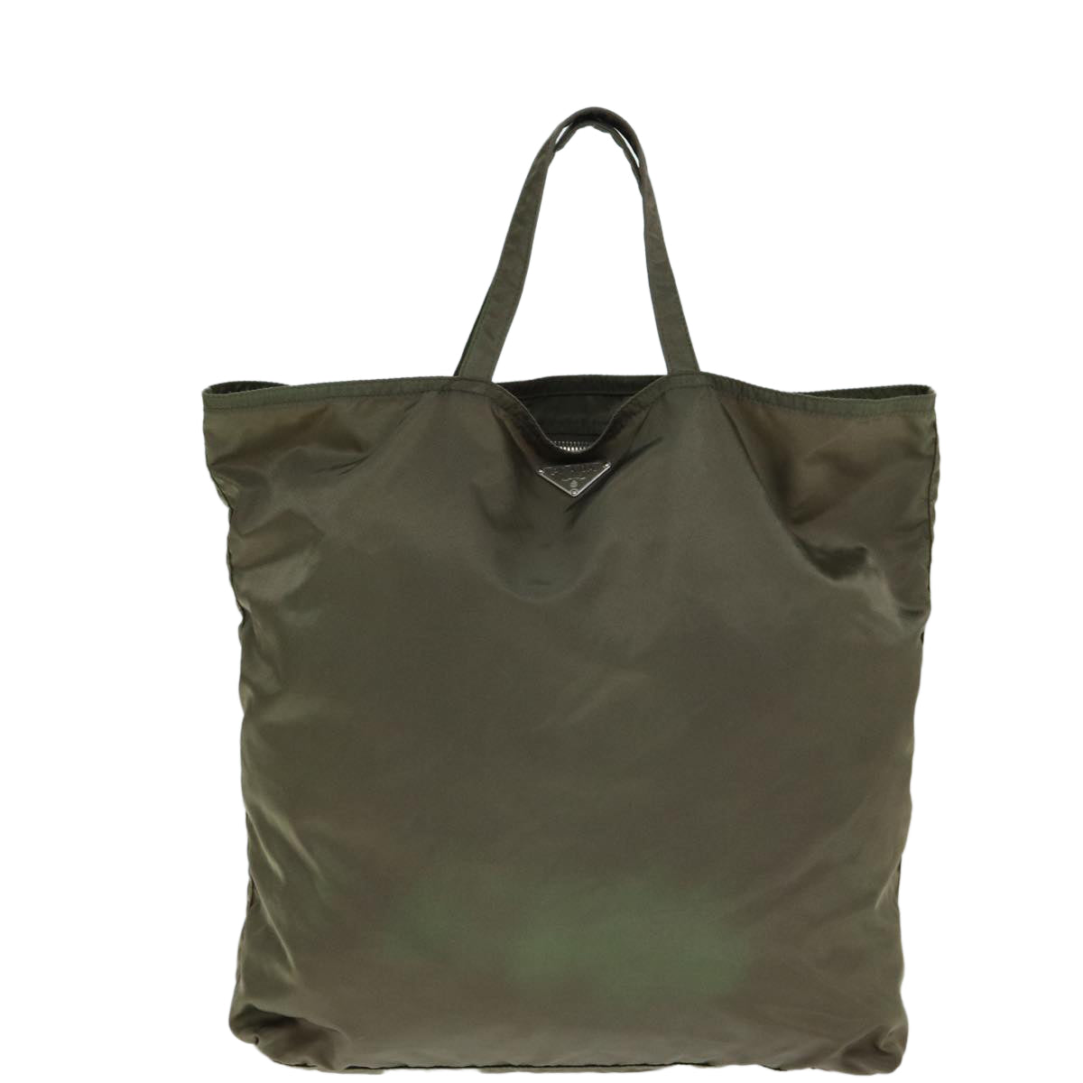 PRADA Robot Tote Bag Nylon Khaki  79153