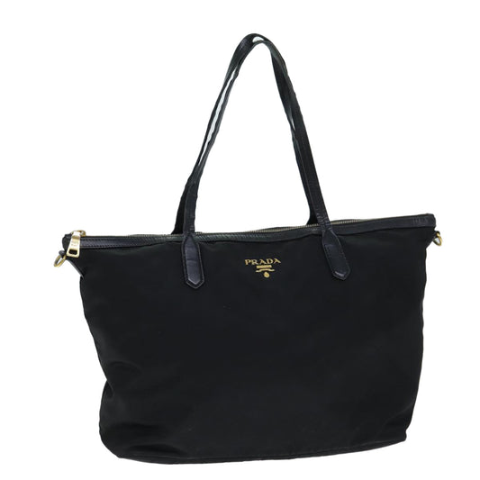 PRADA Tote Bag Nylon Black  79156