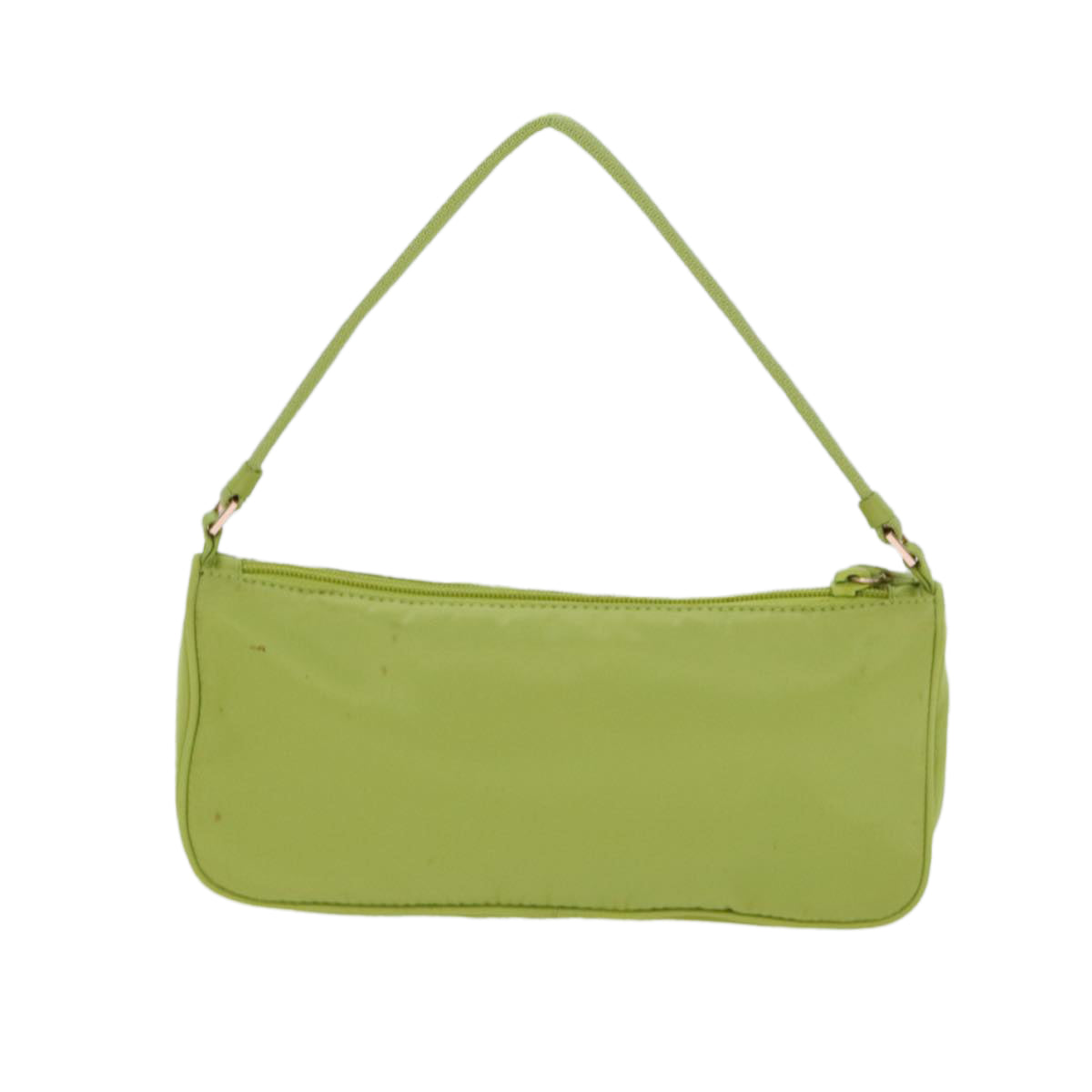 PRADA Accessory Pouch Nylon Light Yellow Pink  79214