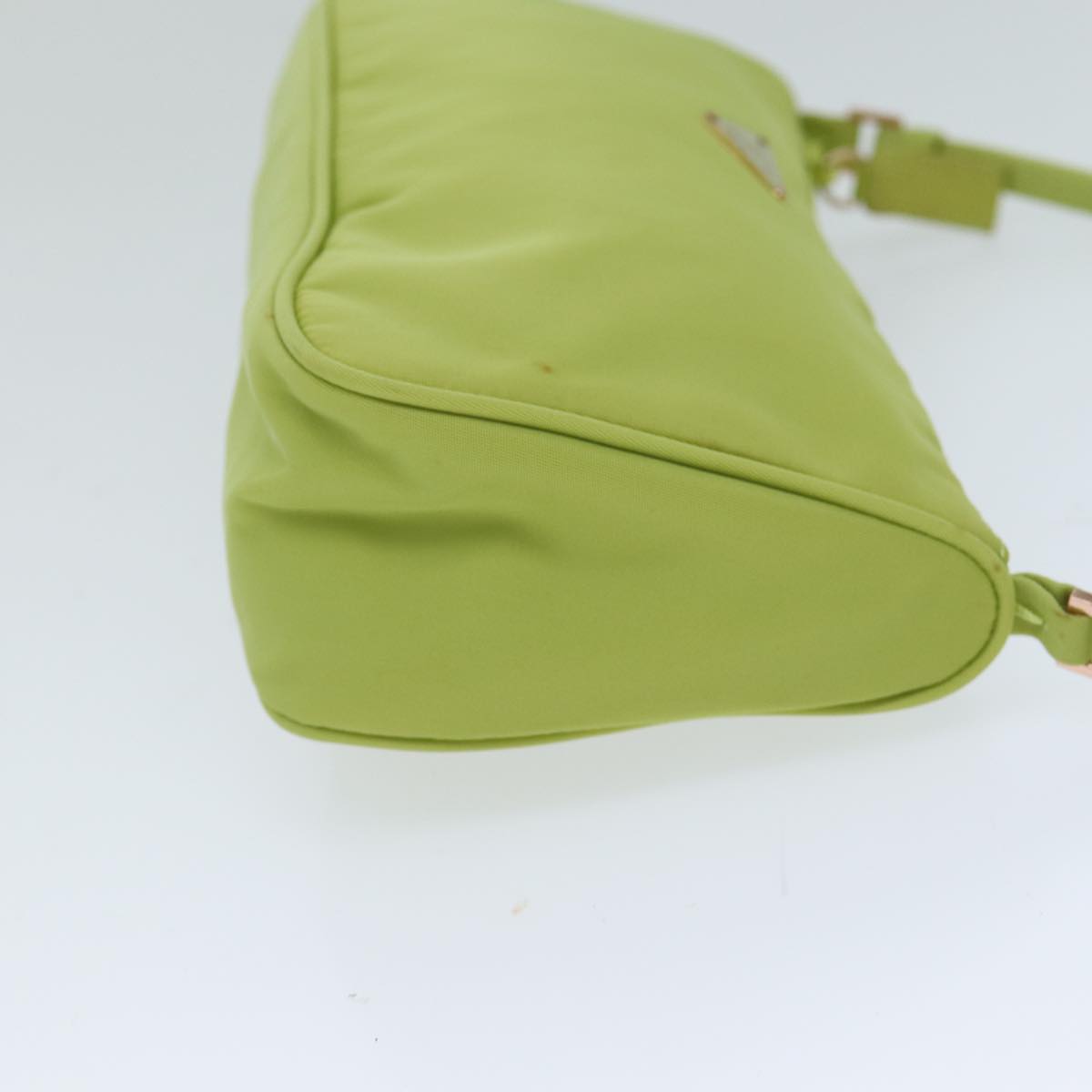 PRADA Accessory Pouch Nylon Light Yellow Pink  79214
