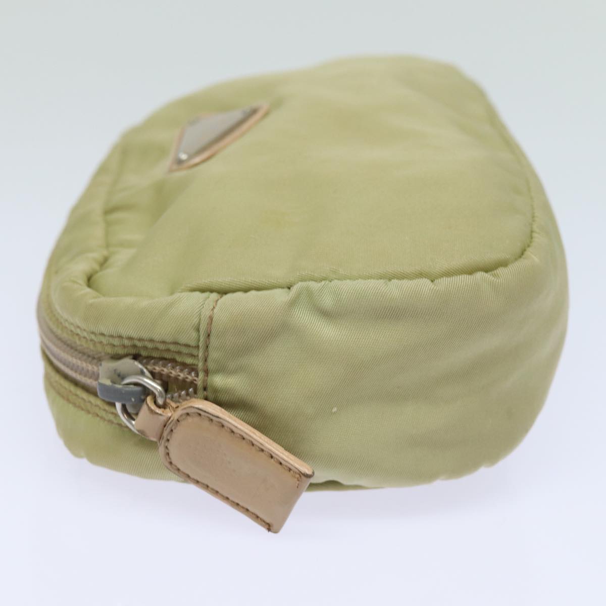 PRADA Pouch Nylon Beige  79281