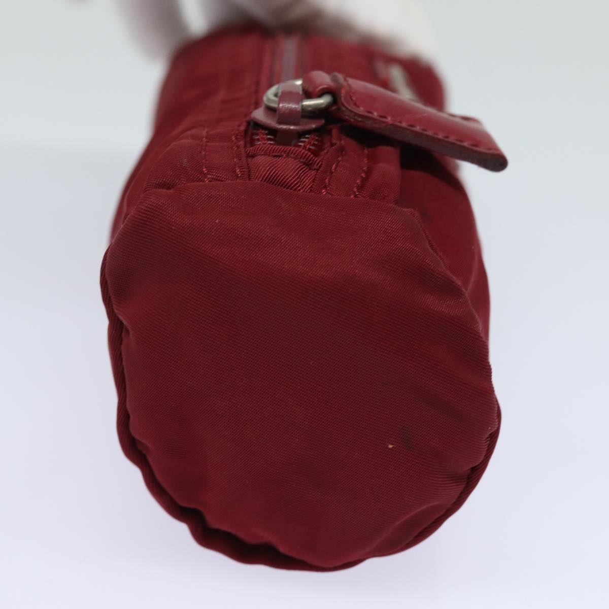 PRADA Pouch Nylon Red  79282