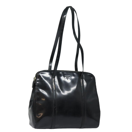 PRADA Tote Bag Enamel Black  79302