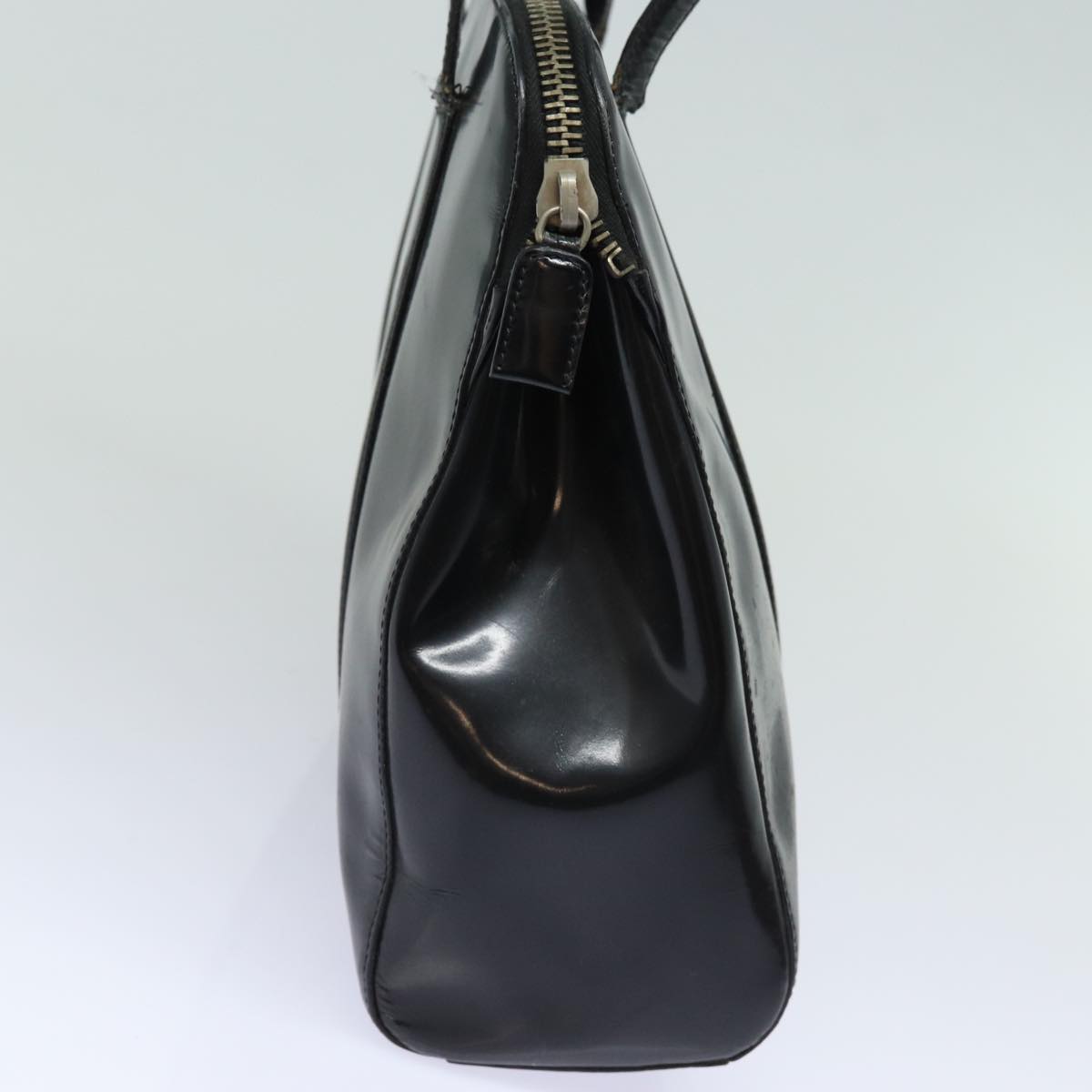 PRADA Tote Bag Enamel Black  79302