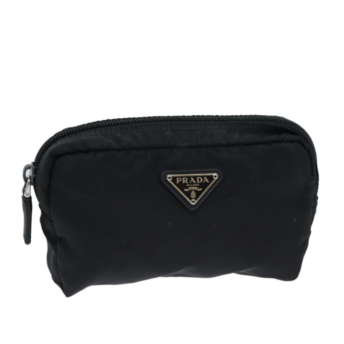 PRADA Pouch Nylon Black  79313