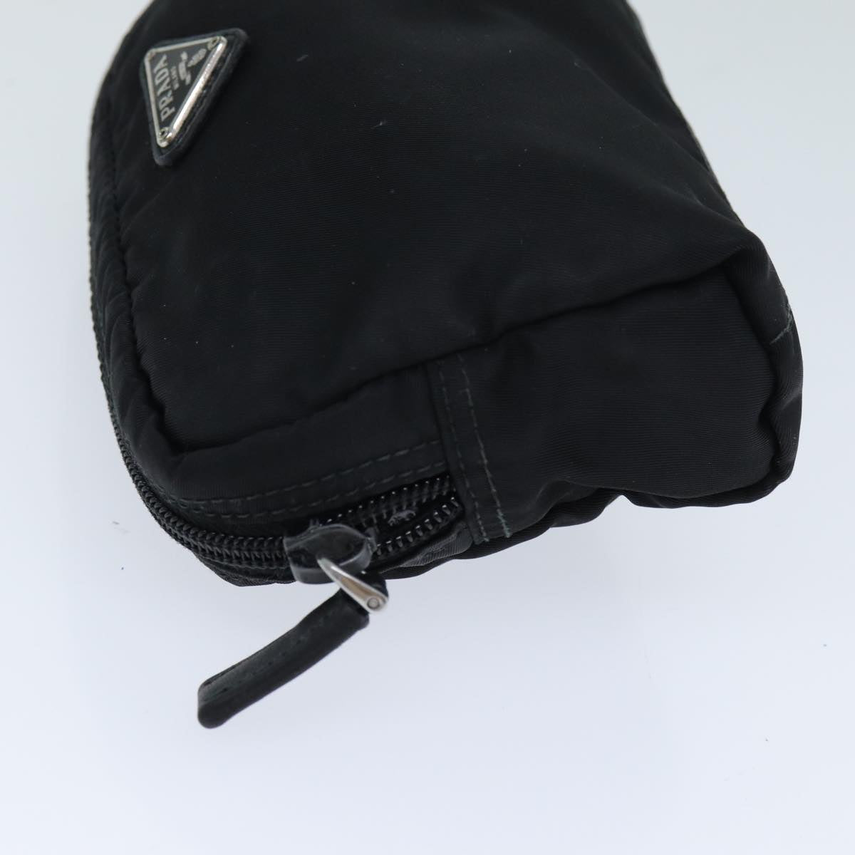PRADA Pouch Nylon Black  79313