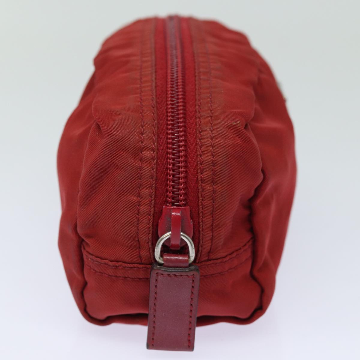 PRADA Pouch Nylon Red  79314