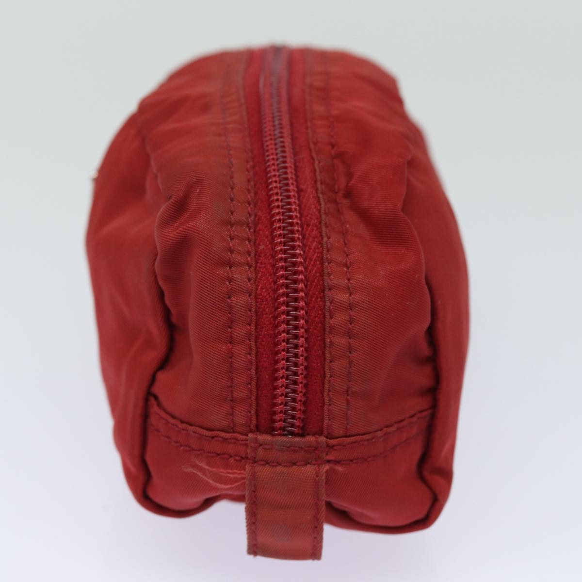 PRADA Pouch Nylon Red  79314