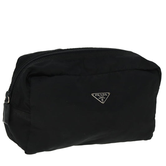 PRADA Pouch Nylon Black  79315