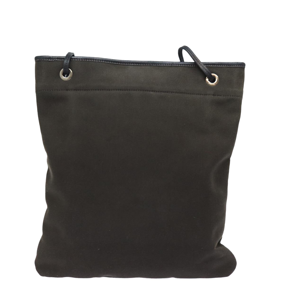 PRADA Shoulder Bag Canvas Brown  79327