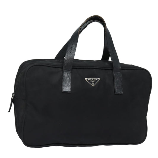 PRADA Hand Bag Nylon Black  79356