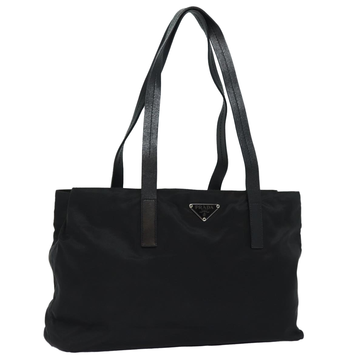 PRADA Tote Bag Nylon Black  79362