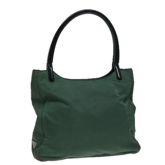 PRADA Hand Bag Nylon Green  79405